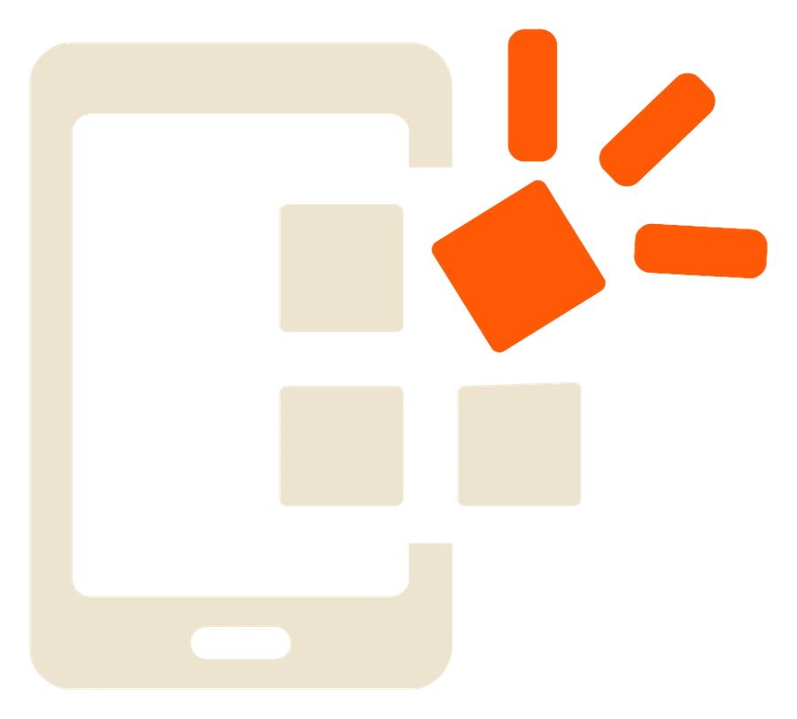 Mini Apps for Finance with AI: a phone with app tiles being assembled.